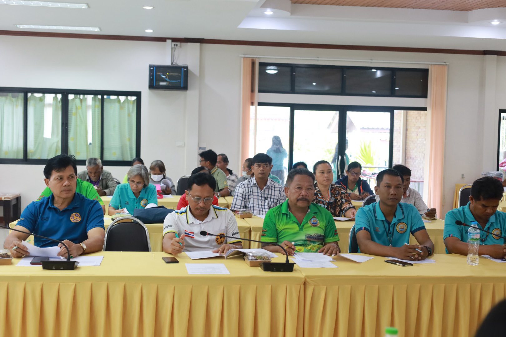 การประชุมประชาคมยกร่างข้อบัญญัติองค์การบริหารส่วนตำบลลำเลียง