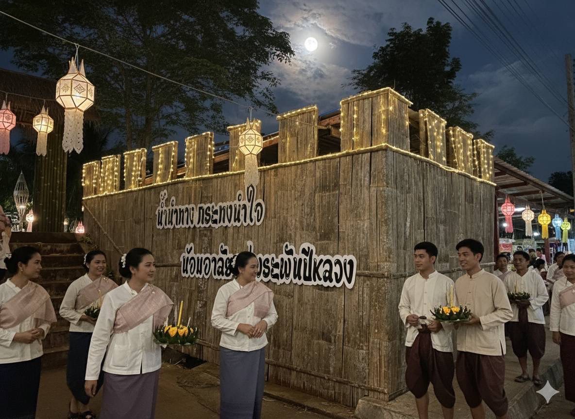 องค์การบริหารส่วนตำบลลำเลียง ขอเชิญร่วมงาน 
"ประเพณีลอยกระทง"
