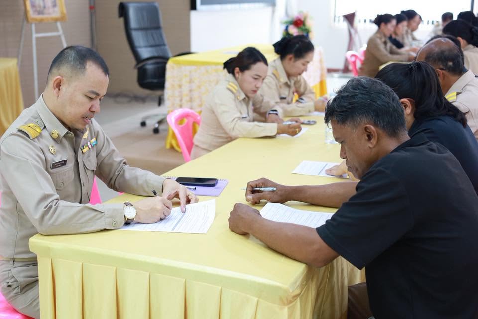 📢สำนักงานป.ป.ช.ประจำจังหวัดระนอง เข้าประเมินแบบวัดการรับรู้ของผู้มีส่วนได้ส่วนเสียภายใน (IIT) ของพนักงานเทศบาล พนักงานครู และพนักงานจ้าง สังกัดเทศบาลตำบลลำเลียง📢